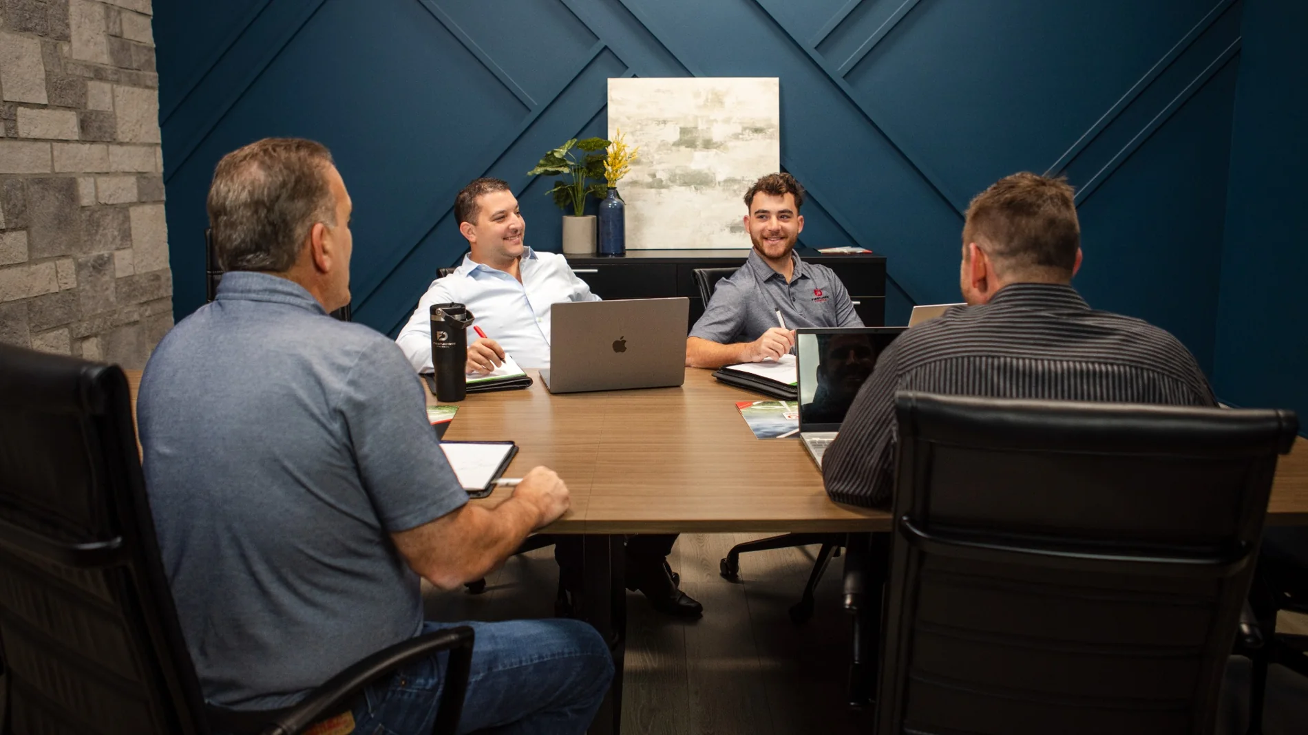 Robert Ruff participating in a team meeting